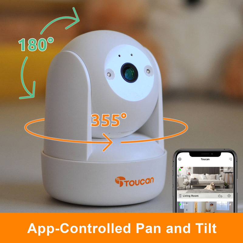 Toucan Seek Binnen Pan & Tilt Beveiligingscamera